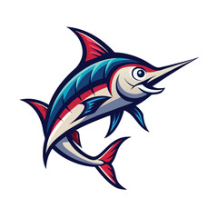 Obraz premium swordfish vector art and illustration