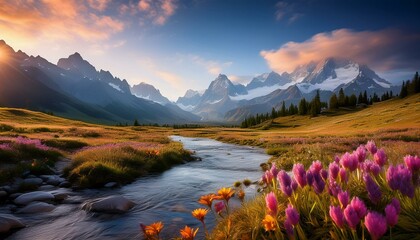 lake in the mountains