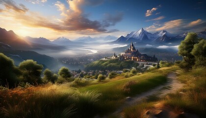 lake in the mountains