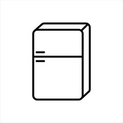 Refrigerator Line Icons Design Elements Illustration