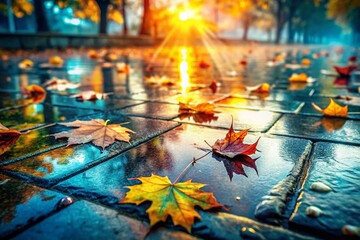 Fototapeta premium Hyperrealistic 4K Concrete Paving Slab Texture: Double Exposure Background