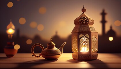 Elegant Ramadan Kareem Collection: Crescent Moons, Lanterns, and Islamic Calligraphy