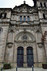 La façade de l’église Saint-Maimbœuf à Montbéliard 