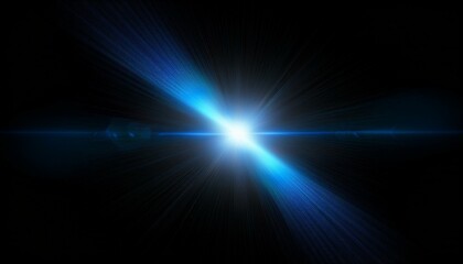 blue light flare prism rainbow flares overlay effect on black background lens flare colourful
