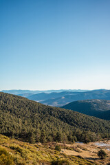 landscape with mountains