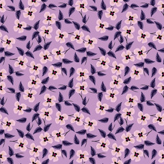 Seamless vector floral pattern design