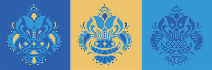 Vector illustration of  Crimean Tatar pattern 