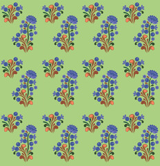 Petrikovskaya painting, 2 color options.