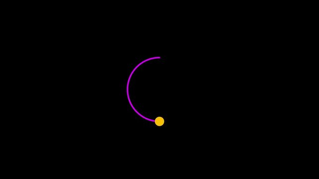 loding pixelated progress animation in gren background.4k video