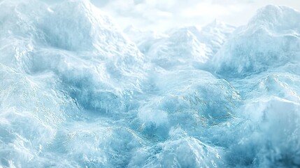 Obraz premium Background wallpaper with an ice texture, in a light blue color.