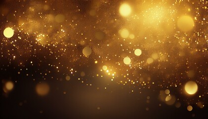 Obraz premium dark shiny golden glitter background