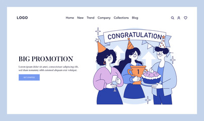 Moments Of Life. Flat Vector Illustration