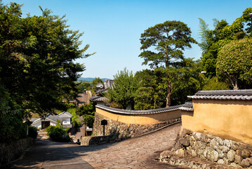 The Old Samurai District of Kitsuki Town in Oita Prefecture, Japan