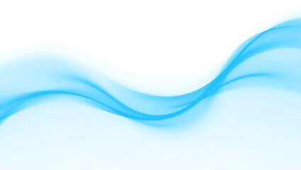 Abstract blue wave background. Generative Ai.