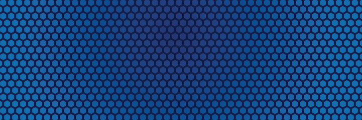 Seamless black hexagon mesh pattern. vector illustration