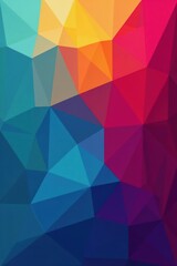 Obraz premium Interlocking polygons, subtle color variations, sharp lines, design element, texture, architecture