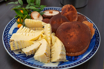 椎茸とタケノコ