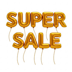 Super Sale with balloons