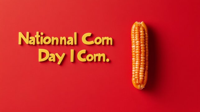 Vibrant National Corn Dog Day Retro Aesthetic with Playful Mustard Palette - Celebrating Classic Fair Foods in Modern Urban Festivities and Seasonal Branding