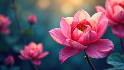 Swirling petals, layered colors, impressionistic style , backdrop, delicate