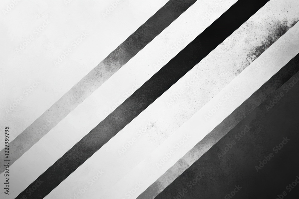 Fototapete abstract black and white lines creating dynamic visual contrasts in a minimalist design setting. gen