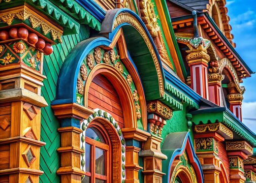Macro Photography: Intricate Details of Church Architecture, Ruba, Belarus