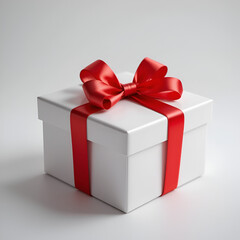 Obraz premium red gift box