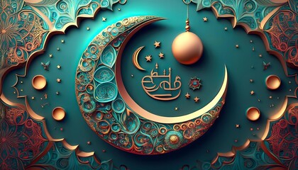Elegant Ramadan Kareem Collection: Crescent Moons, Lanterns, and Islamic Calligraphy