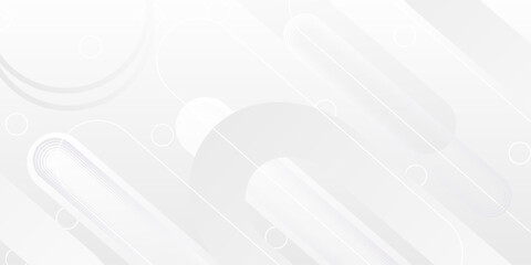 Abstract white background. Minimal geometric white light background abstract design. Eps10