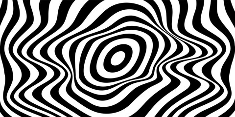 Obraz premium abstract circle black and white background. Vector