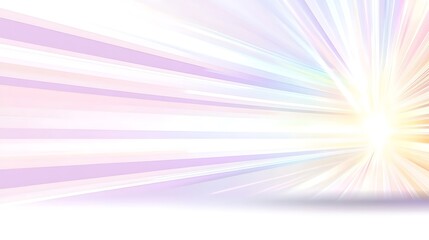 Obraz premium Abstract Pastel Lines Converging to Bright Light