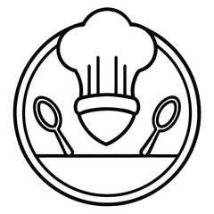 A playful and colorful restaurant logo, incorporating a steaming bowl or cup with dynamic lines to convey warmth, flavor, and freshness.

