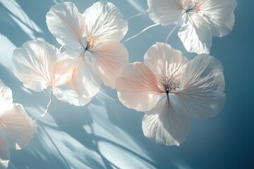 Delicate floral arrangement studio setting nature photography soft light close-up serenity