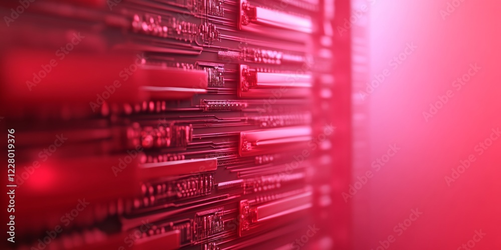 Aufkleber aesthetic cybersecurity display neon circuit board texture in modern firewall graphic - enterprise r