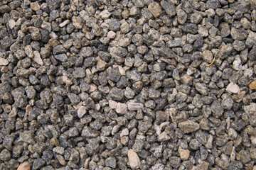 Gravel texture background. Close up of stone gravel texture background.