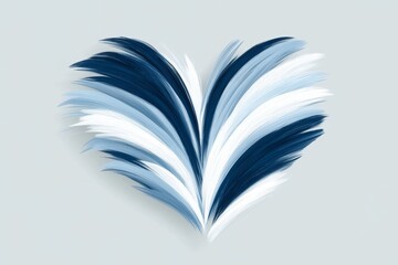 A minimalist outline of a heart radiating soft waves, symbolizing greatly felt emotions like love or compassion