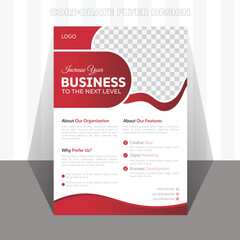 Creative Corporate Presentation, Portfolio, Flyer, infographic layout, brochure, magazine, catalog IT company flyer and editable vector template A4 design .