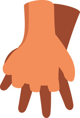Two hands of different colors holding each other tightly, symbolizing racial harmony and equality