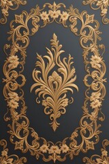 Elegant luxurious floral Invitation