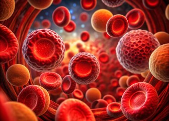 Microscopic Architecture: Red Blood Cell Structure, Detailed Cellular View