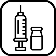 Vaccination Icon Style