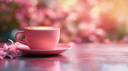 Obraz premium Mocha coffee with whipped cream on top, sweet creamy beverage, coffee photography.