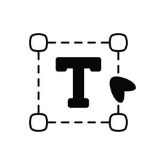 Typography vector icon