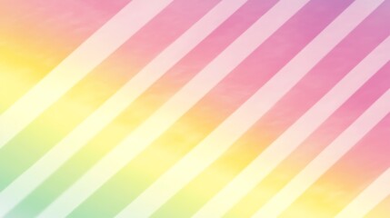 Obraz premium Pastel Rainbow Diagonal Stripes Background Design