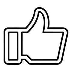 Obraz premium Thumb Up Icon with Checkmark