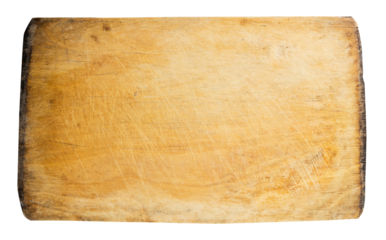 Old cutting board closeup