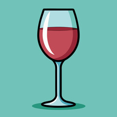 glass of red wine