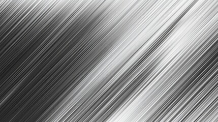 Fototapeta premium High-tech inspired abstract gradient from silver to white with fine metallic lines and smooth transitions.