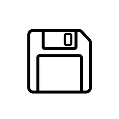 disk floppy disk, save - vector icon