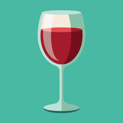 glass of red wine